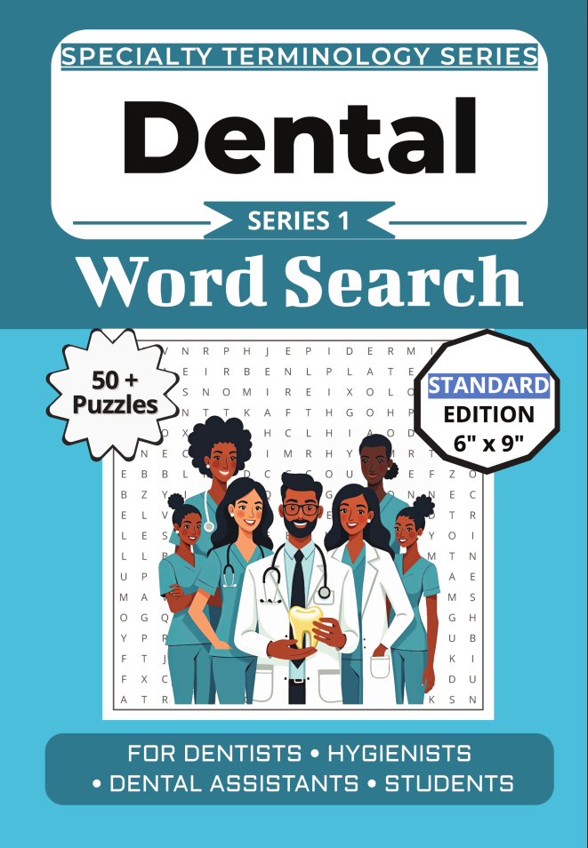 The Ultimate Dental Terminology Word Search cover