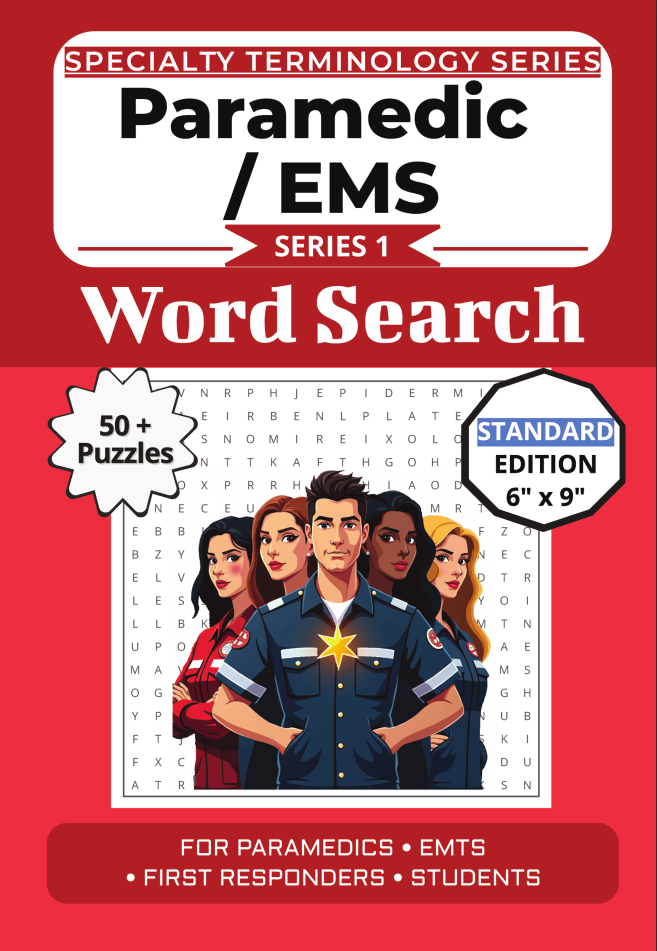 The Ultimate Paramedic & EMS Terminology Word Search cover