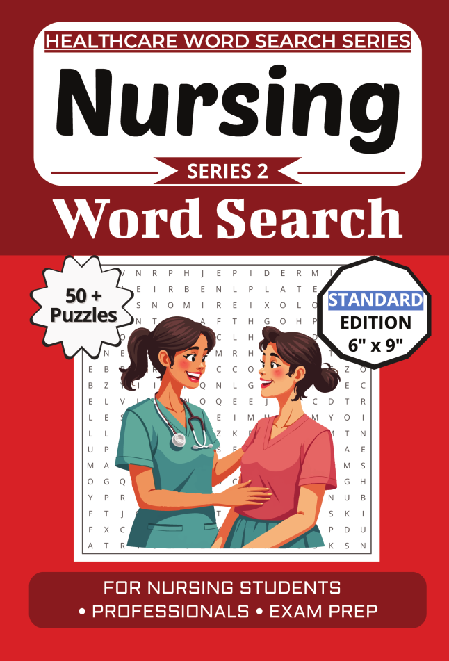 Nursing Word Search Puzzle Book cover